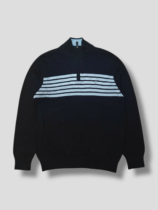 Nautica 1/4 Zipper Neule (XL)