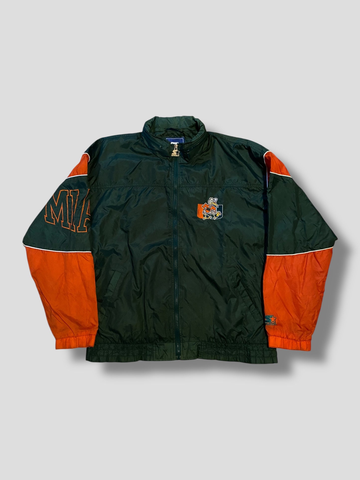 90s Starter x Miami Hurricanes Jacket (XL)