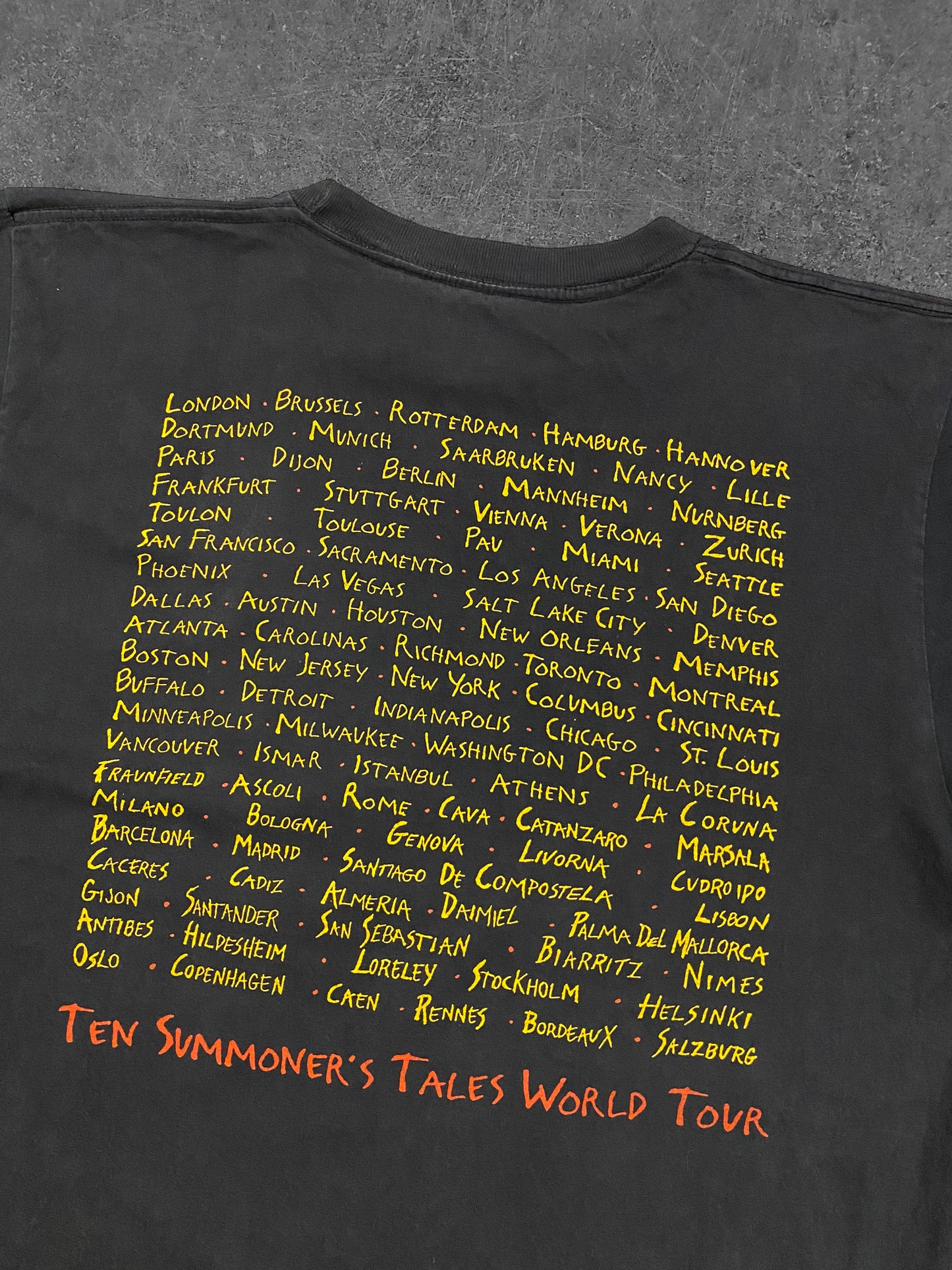 Vintage Sting Ten Summoner's Tales Tour T-Paita (XL)