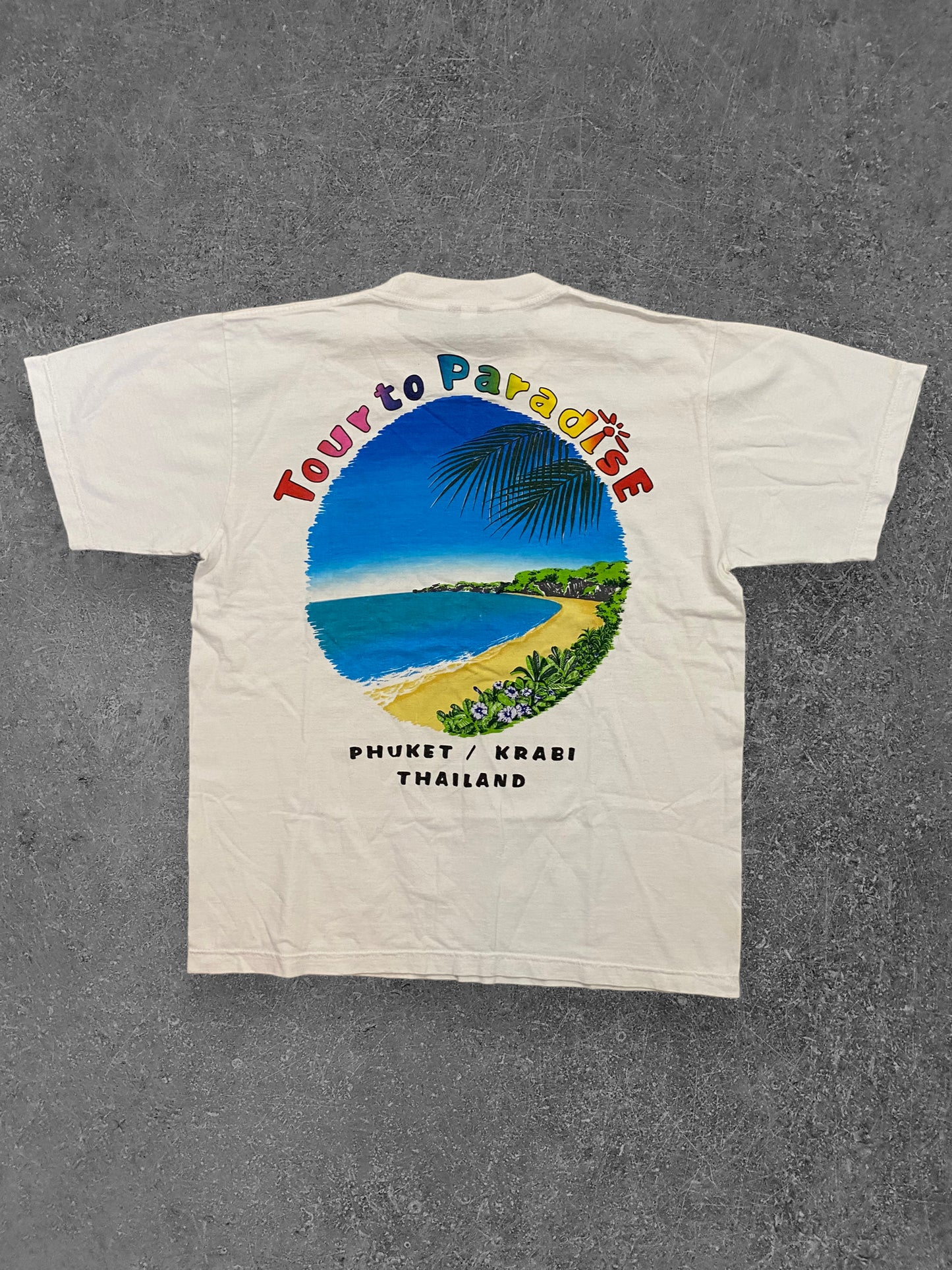 Tour To Paradise Vintage T-paita (M/L)