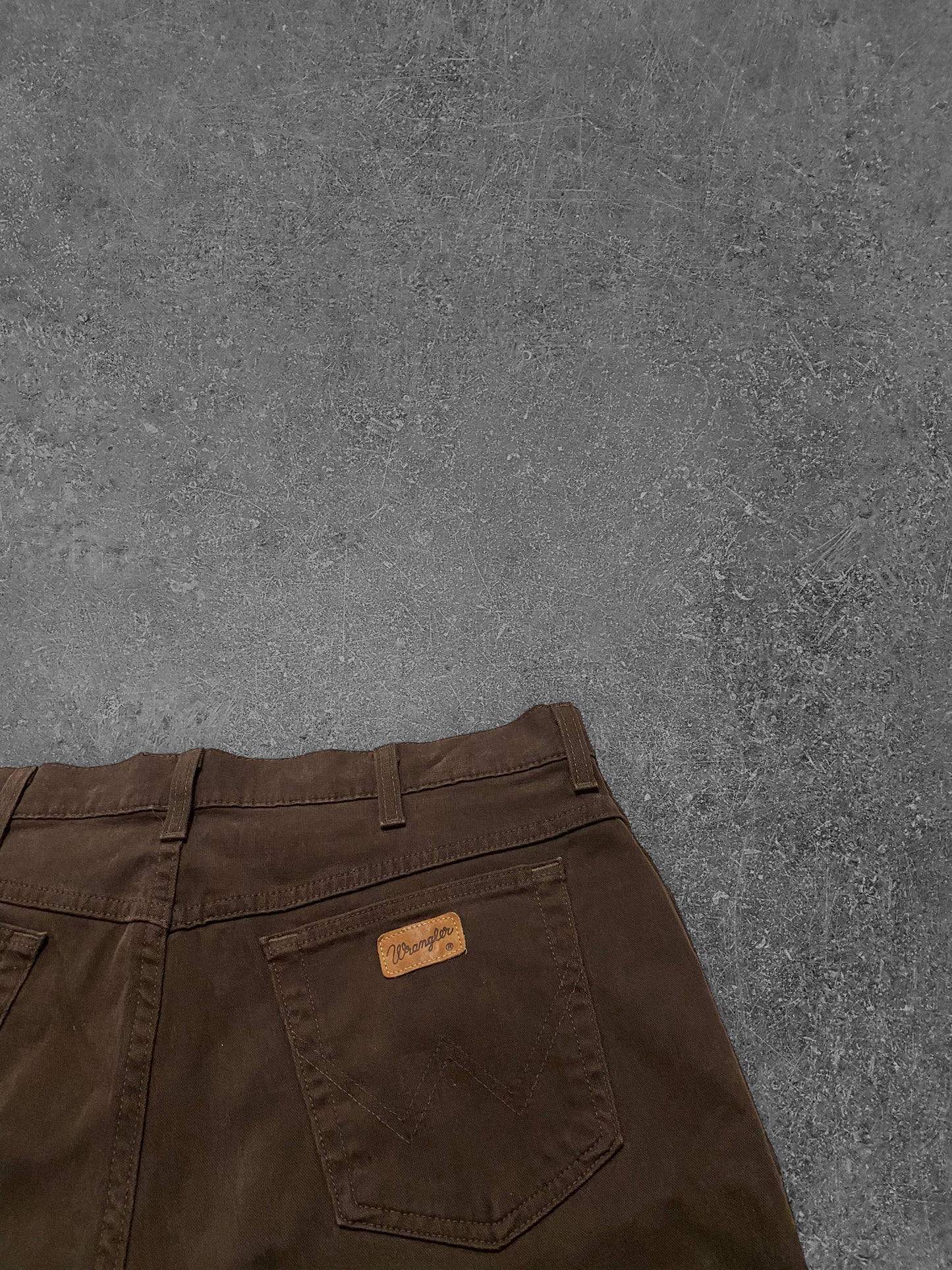 Ruskeat Wrangler Farkut (W38, L30)