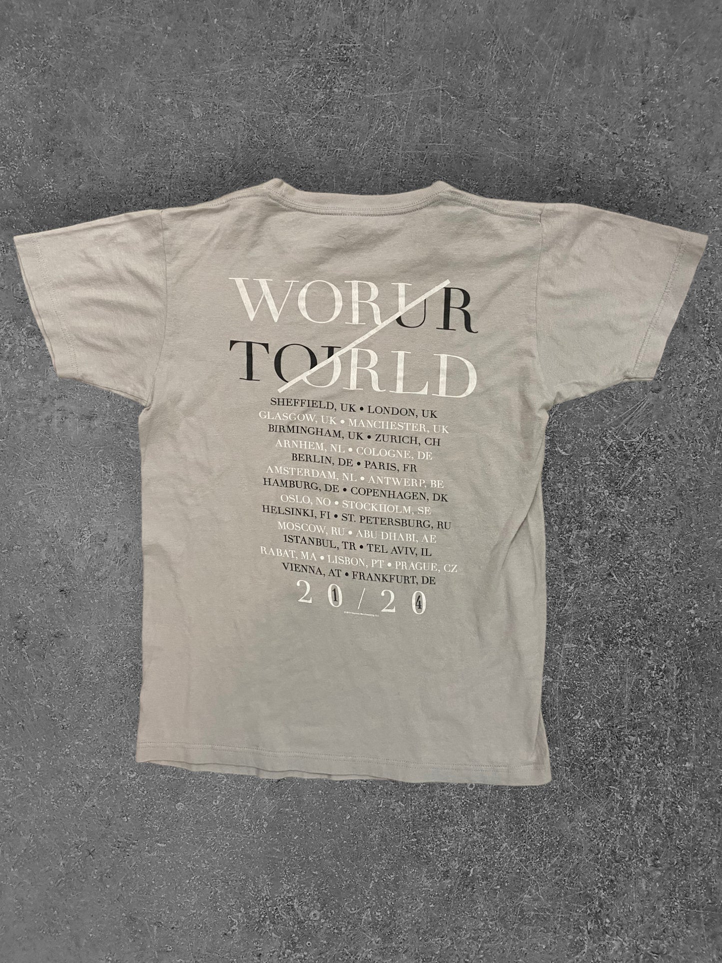 Justin Timberlake World Tour 2020 T-paita (M/L)