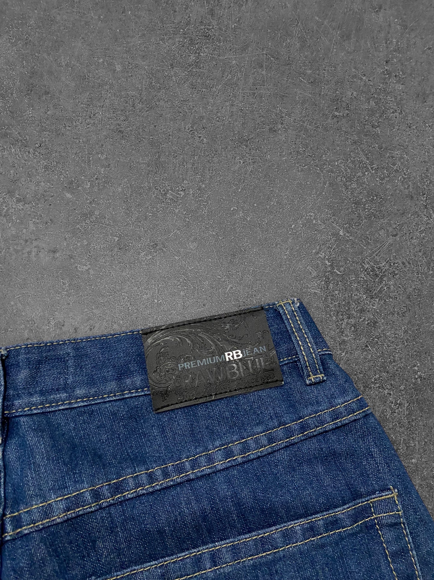 Raw Blue Skateboard Farkut (W30, L30)