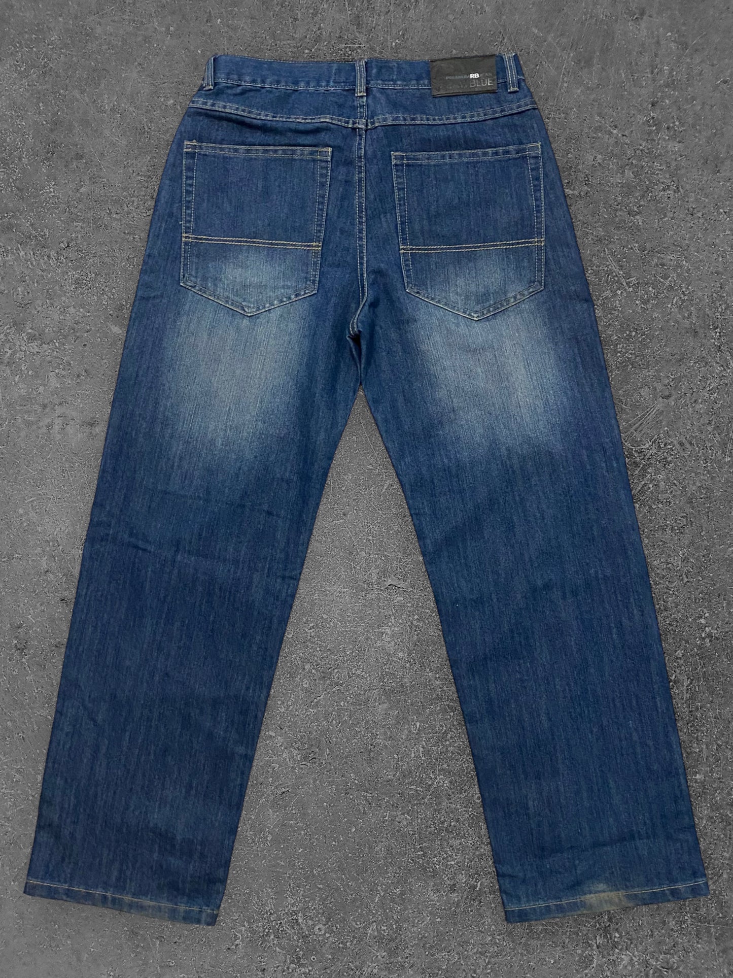 Raw Blue Skateboard Farkut (W30, L30)