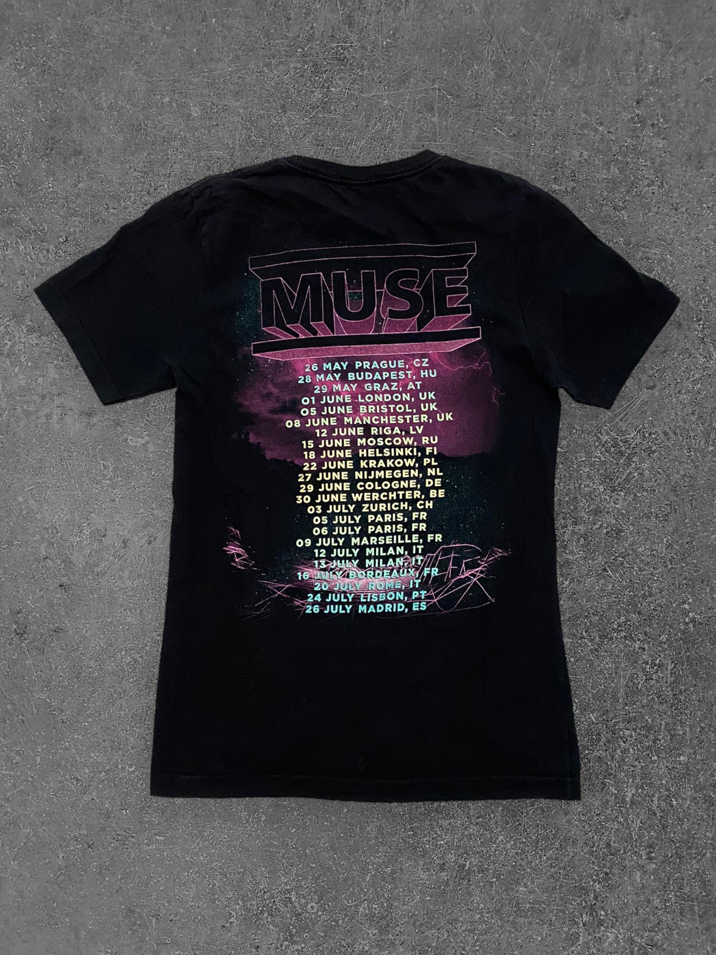 Muse Kiertuepaita (S)