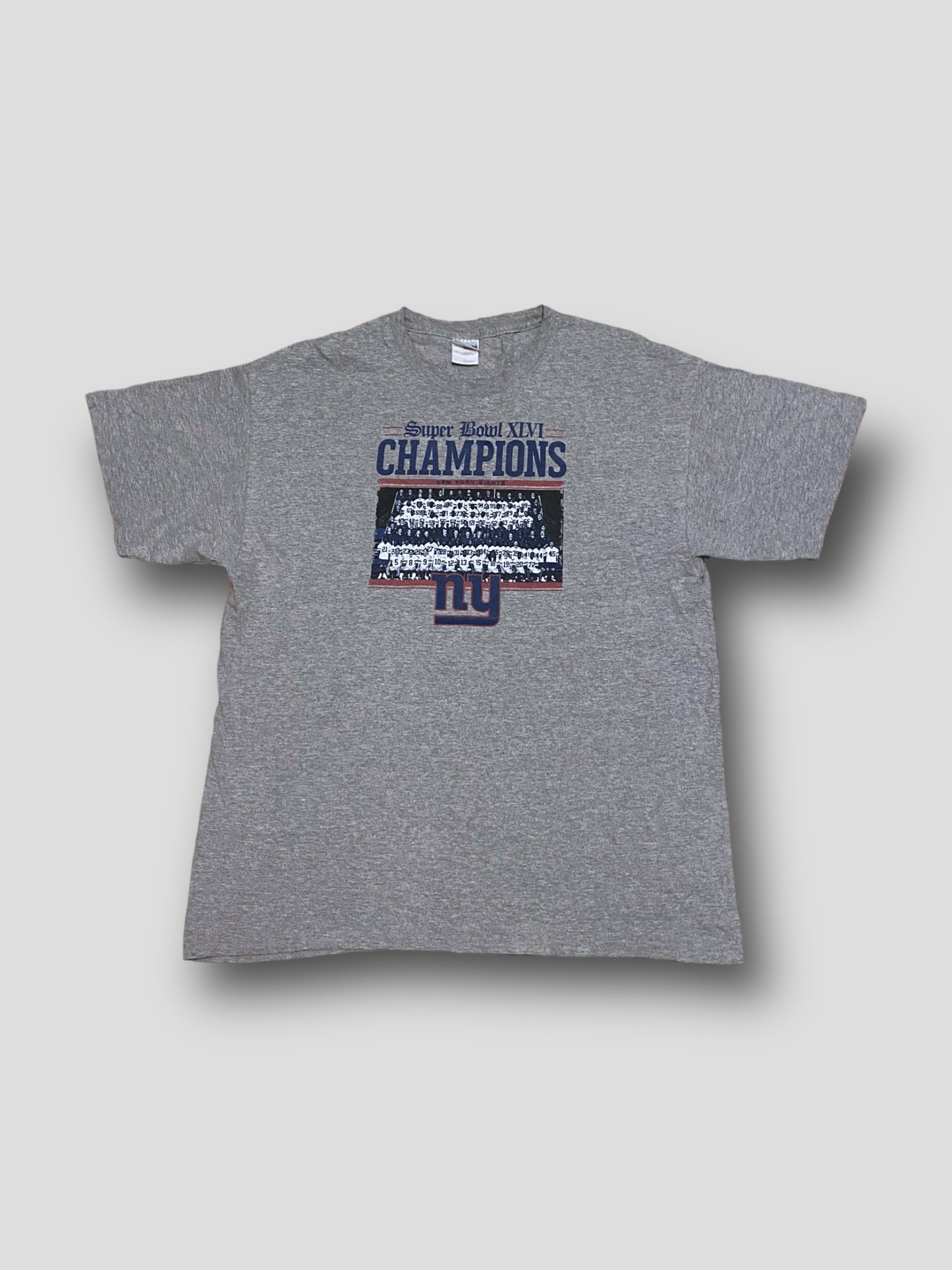 Super Bowl XLVI New York Giants T-paita (XL)