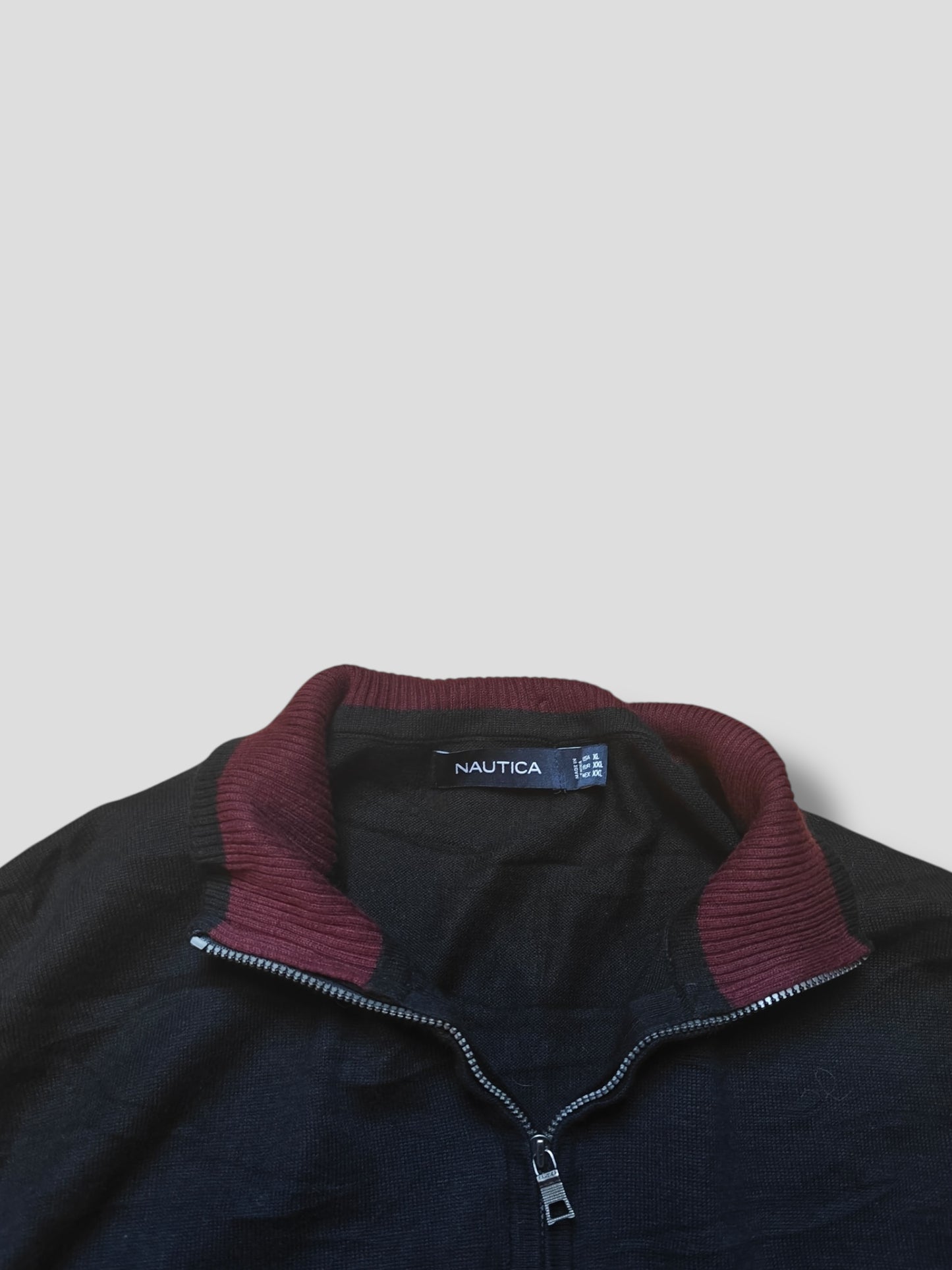 Nautica 1/4 Zipper Neule (XXL)