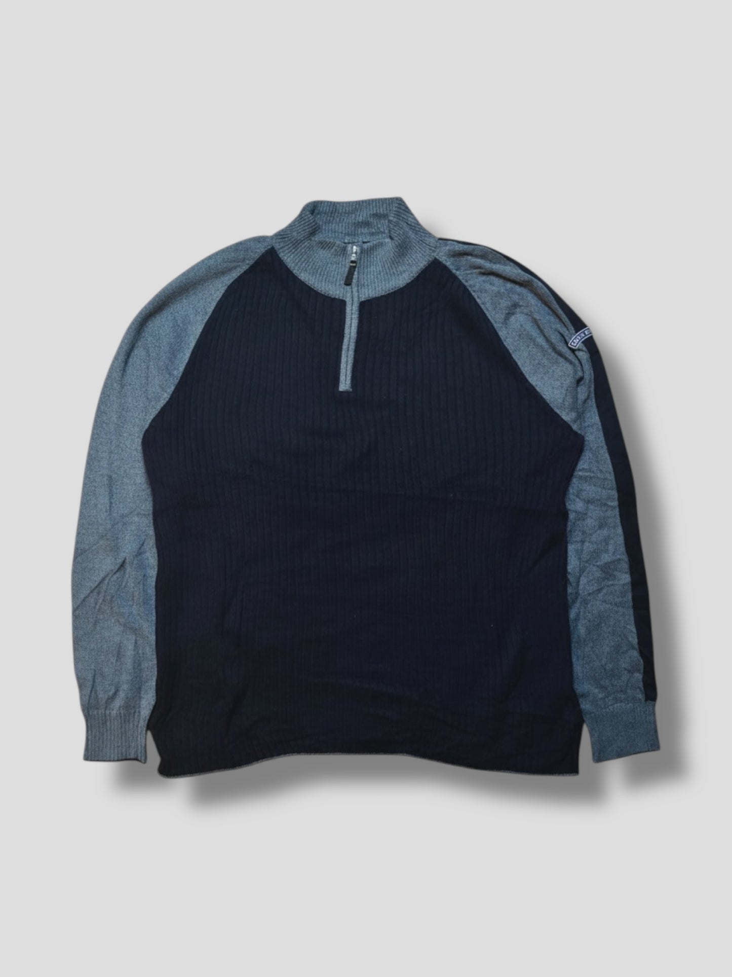 Nautica 1/4 Zipper Neule (3XL)