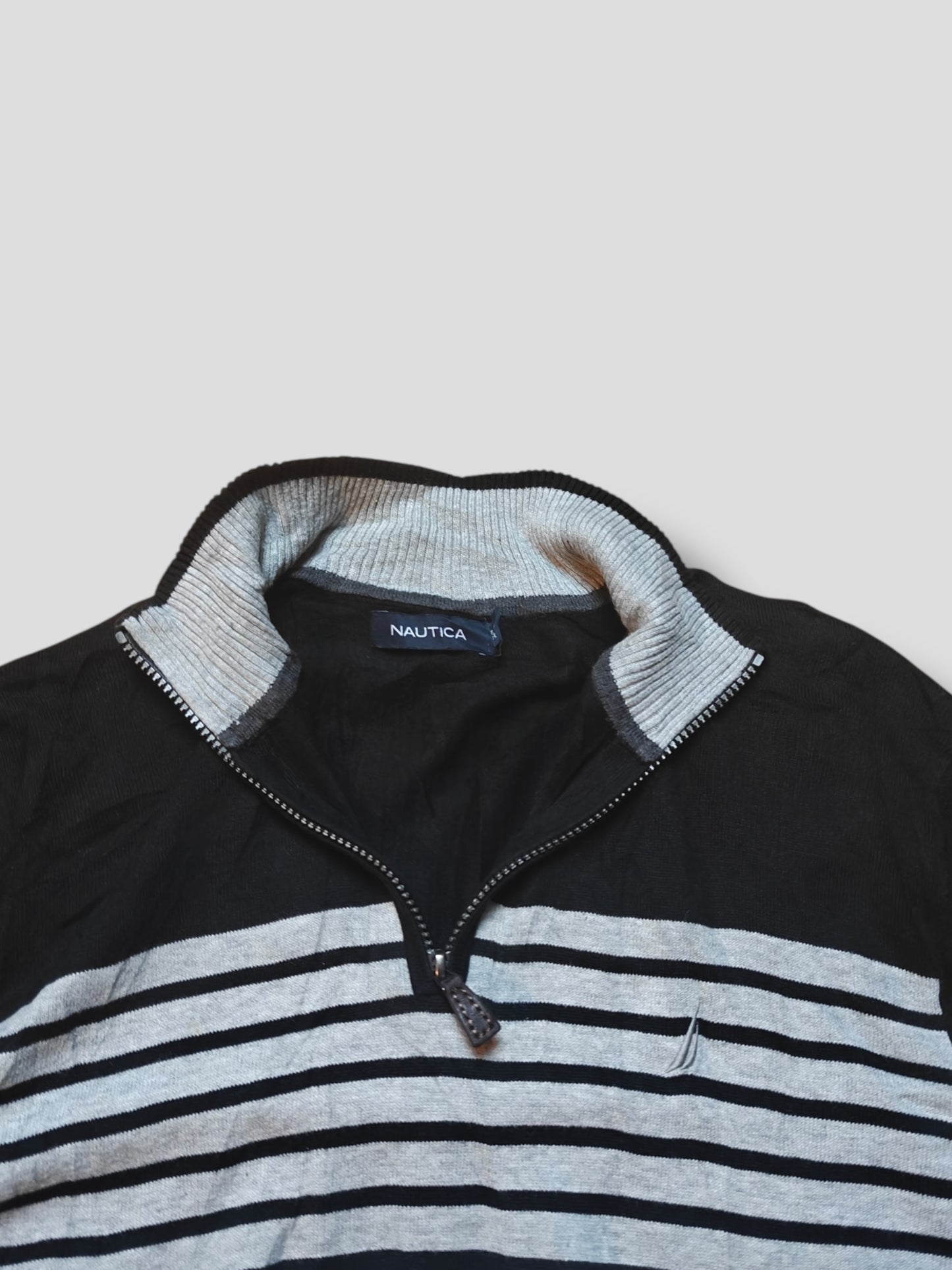 Nautica 1/4 Zipper Neule (XL)