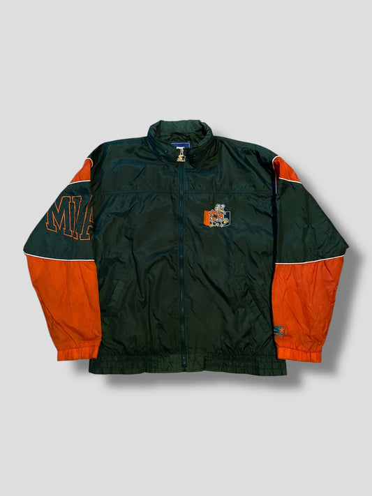 90s Starter x Miami Hurricanes Jacket (XL)